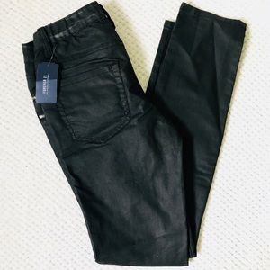 Black Zippered Jeans
